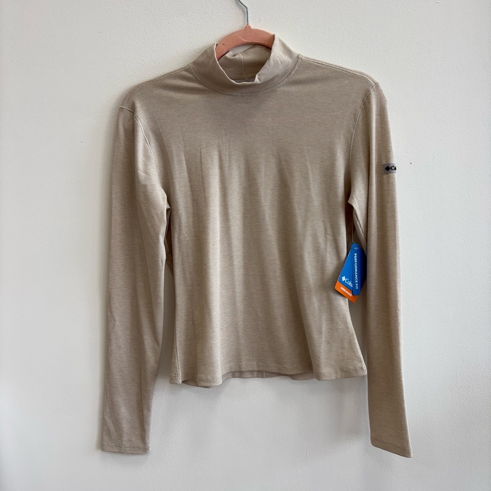 Columbia Light Tan Long Sleeve Shirt